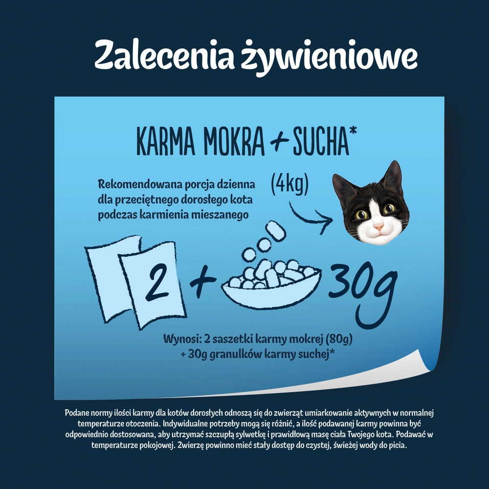 FELIX Deliciously Sliced Fisk Smaker Våtfoder för katt 4x80g