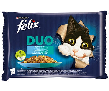 FELIX Duo Fisk Smaker i gelé 4x85g