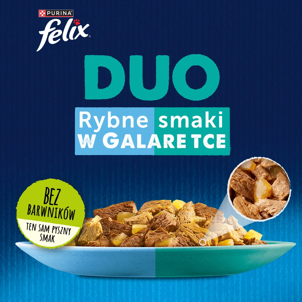 FELIX Duo Fisk Smaker i gelé 4x85g
