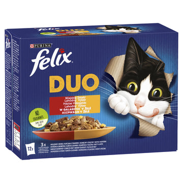 FELIX Duo Wiejskie Smaki i gelé;12x85g