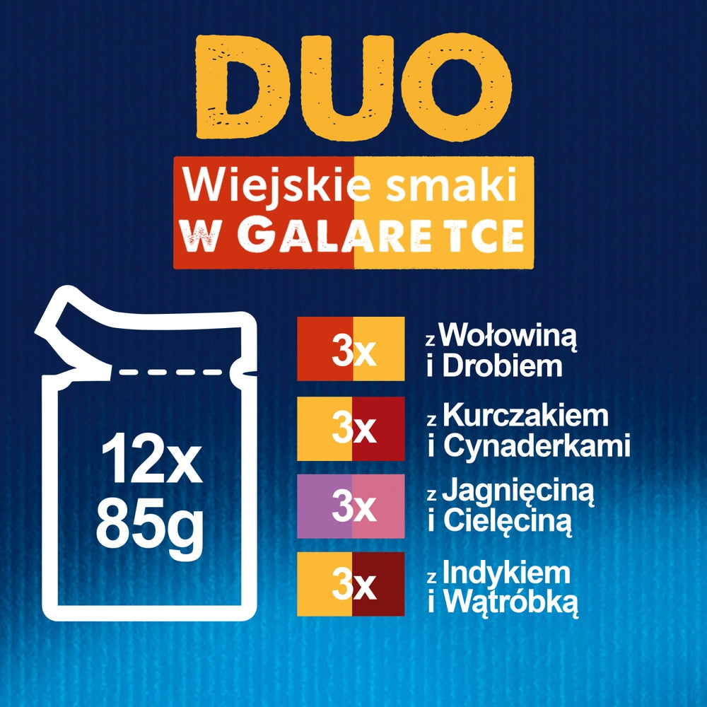 FELIX Duo Wiejskie Smaki i gelé;12x85g