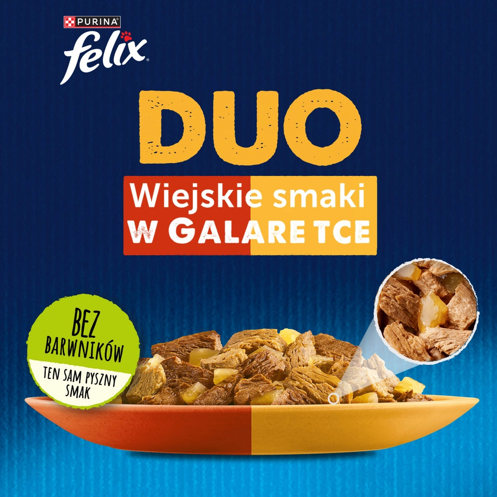 FELIX Duo Landsbygds Smaker i gelé 4x85g