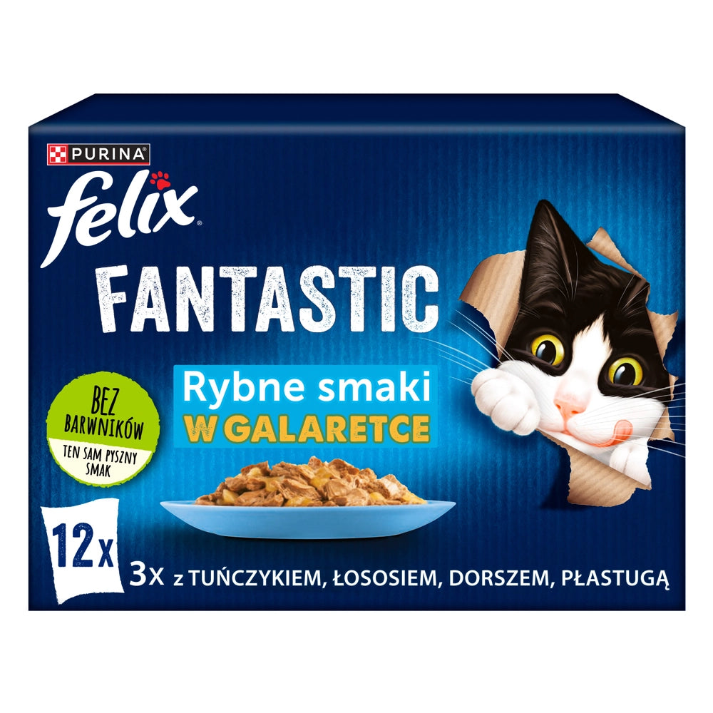FELIX Fantastic Fiskiga Smaker i gelé: 12x85g