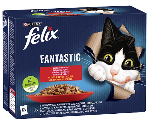 FELIX Fantastic Lantliga Smaker i gelé: 12x85g