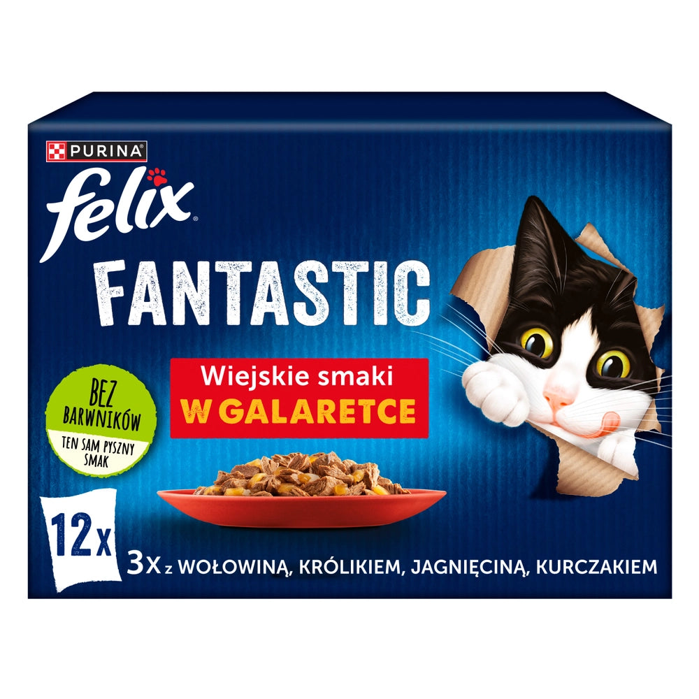 FELIX Fantastic Lantliga Smaker i gelé: 12x85g