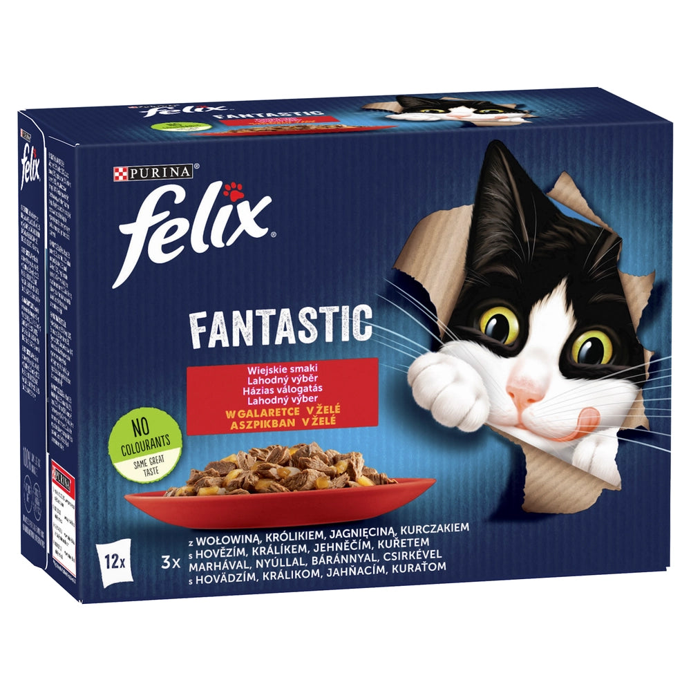 FELIX Fantastic Lantliga Smaker i gelé: 12x85g