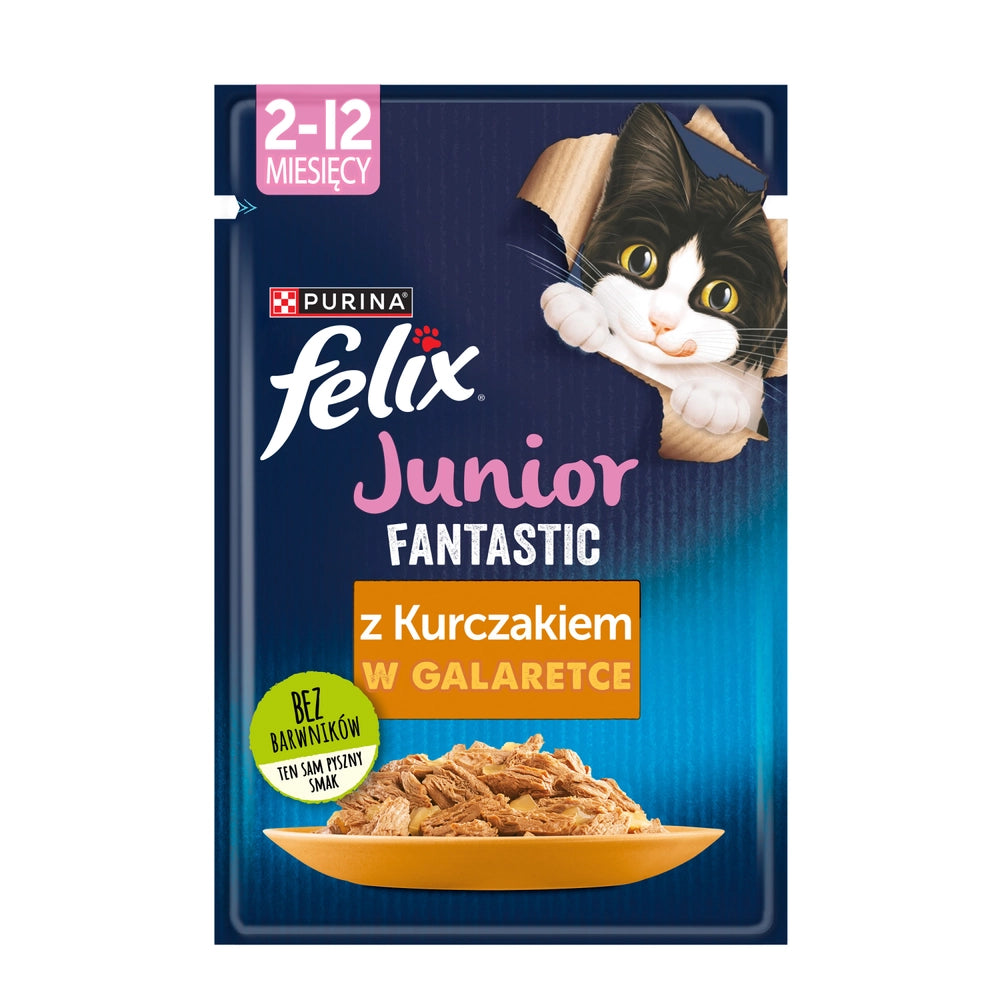FELIX Junior Kyckling i gelé - påse 85g