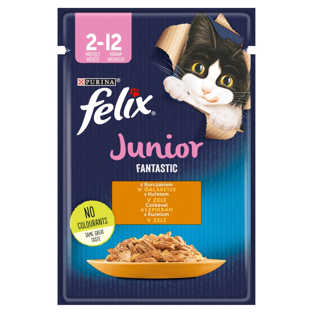 FELIX Junior Kyckling i gelé - påse 85g