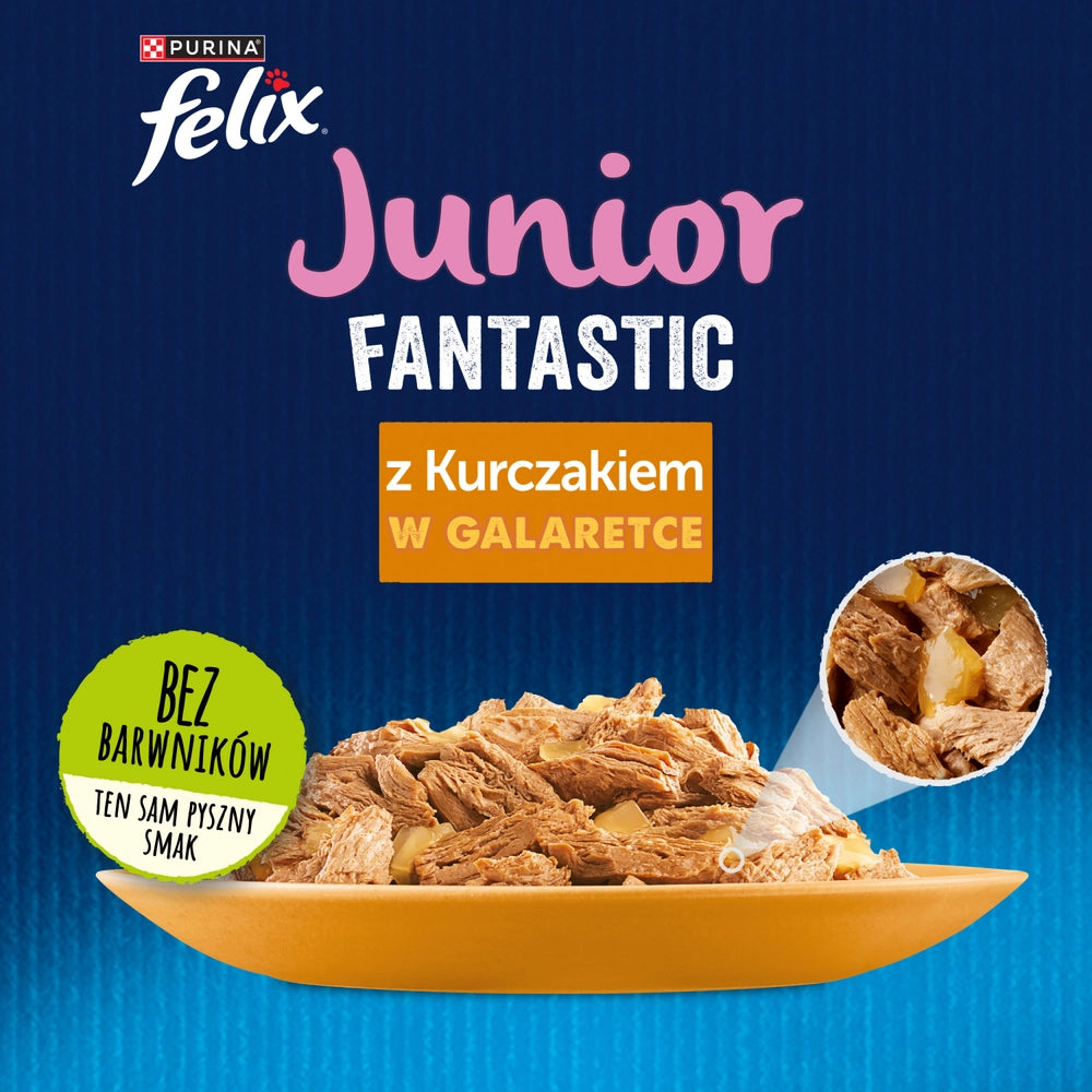 FELIX Junior Kyckling i gelé - påse 85g