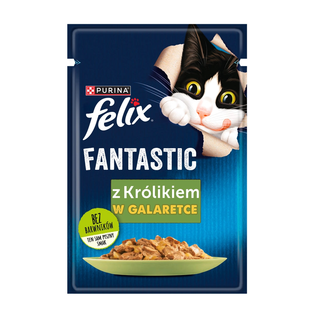 FELIX Kanin i gelé - påse 85g