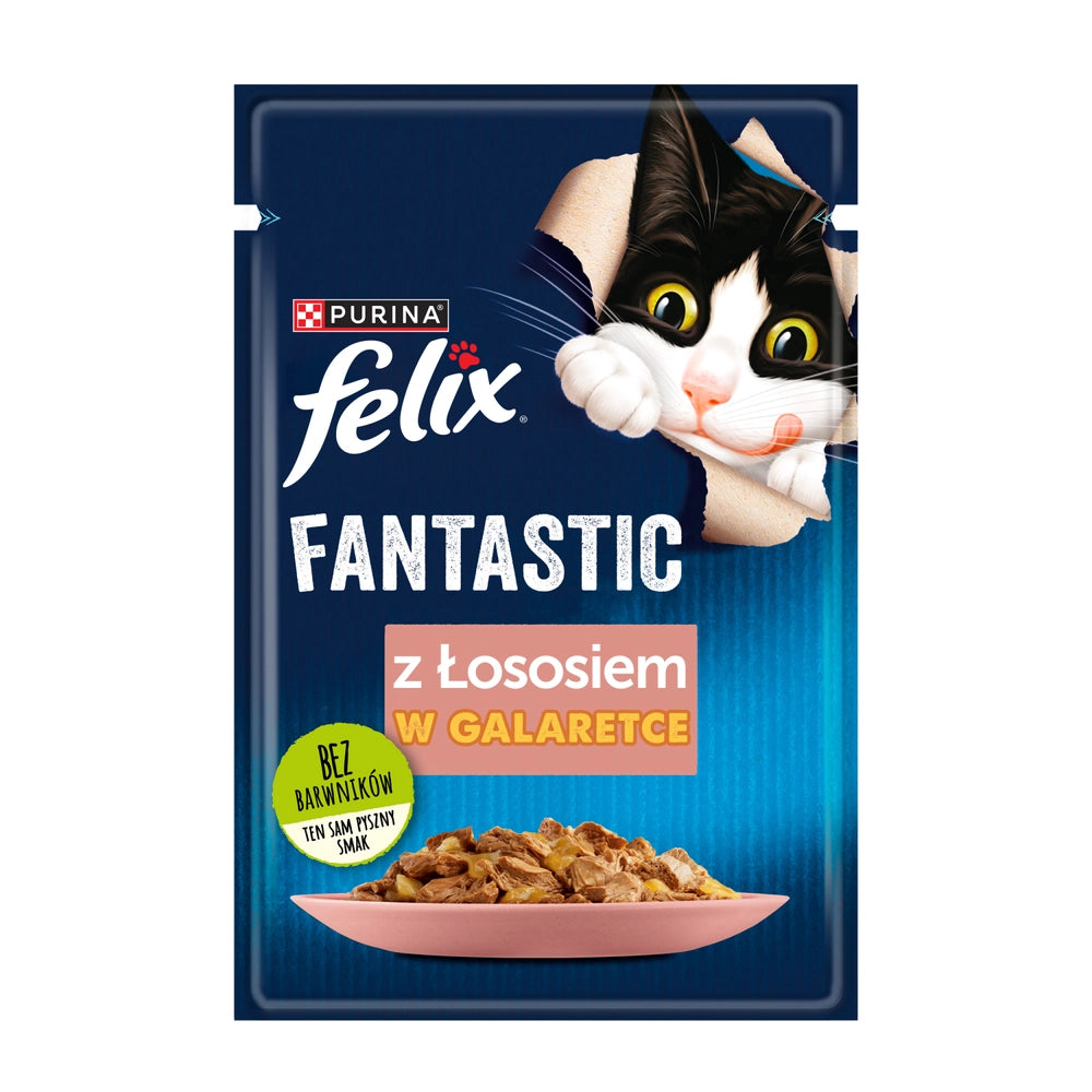 FELIX Łosoś i gelé - påse 85g