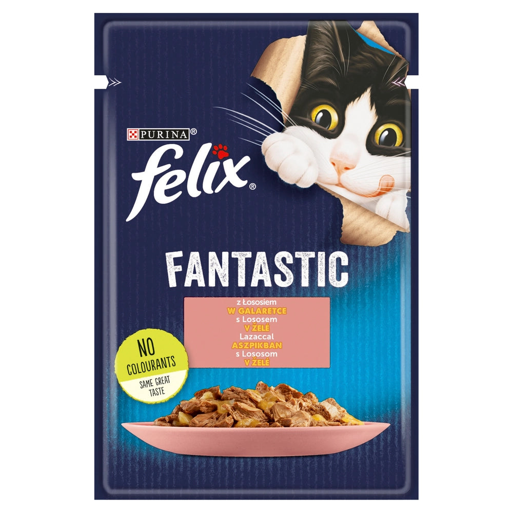FELIX Łosoś i gelé - påse 85g
