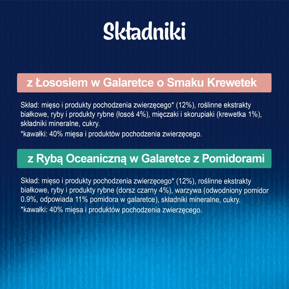 FELIX Sensations Jellies Våtfoder för katter, fisksmak i gelé 4x85g