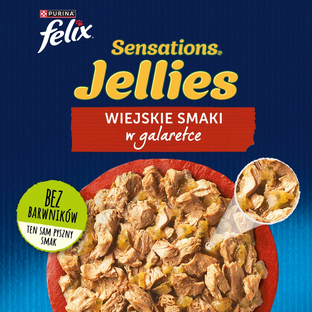 FELIX Sensations Wiejskie Smaki i gelé: 24x85g