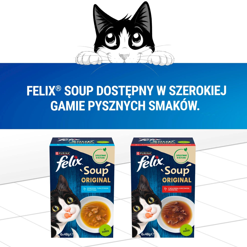 FELIX Soup Original Fiskiga smaker 6x48 g