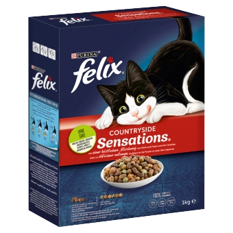 Felix Countryside Sensations med blandning av nötkött och kyckling och med grönsaker 1kg