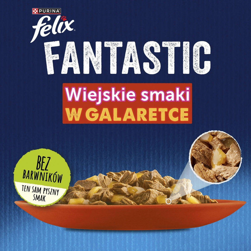 Felix Fantastic MIX smaker i gelé: 44x85g