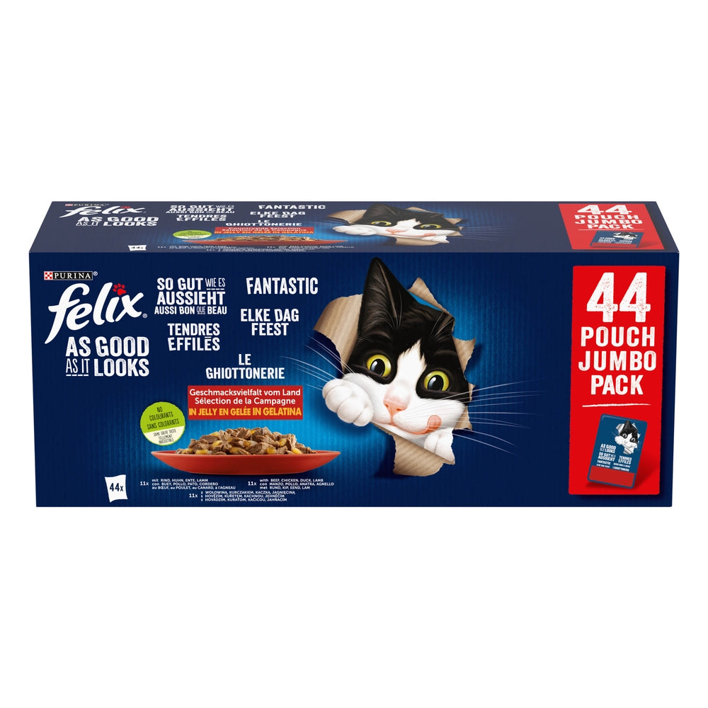 Felix Fantastic MIX smaker i gelé: 44x85g