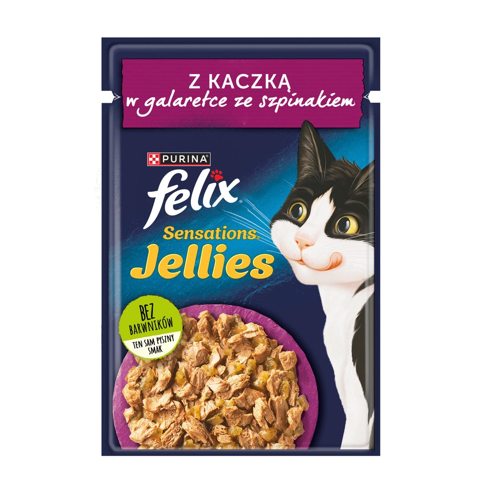 Felix Anka i gelé med Spenat påse 85g