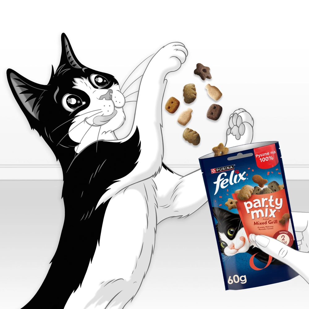 Felix Party Mix Blandad Grill 60g