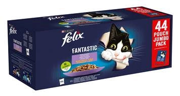 Felix w gelé MIX KÖTTIG påse 44x85g