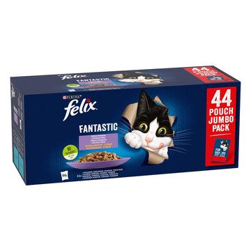 Felix w gelé MIX KÖTTIG påse 44x85g
