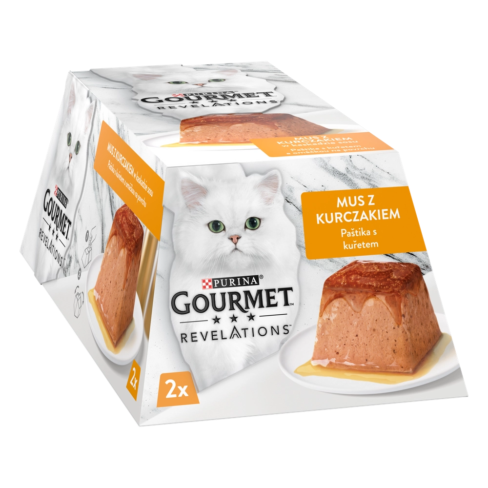 GOURMET Revelations Mousse med Kyckling i en Kaskad av Sås 2x57g