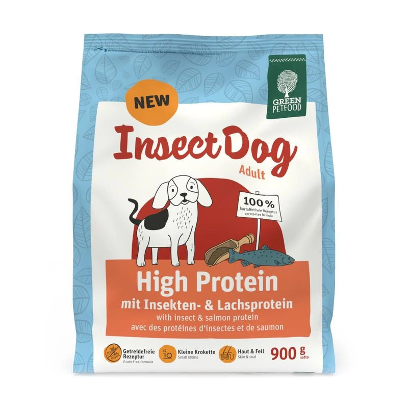 GREEN PETFOOD InsectDog Högprotein 900g