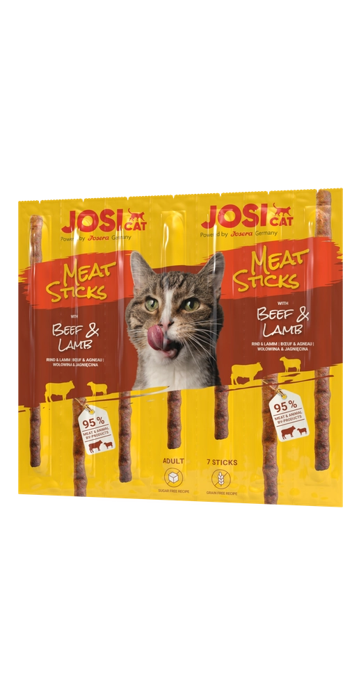 JOSERA JosiCat Köttpinnar Nötkött & Lamm 35g (7 st)