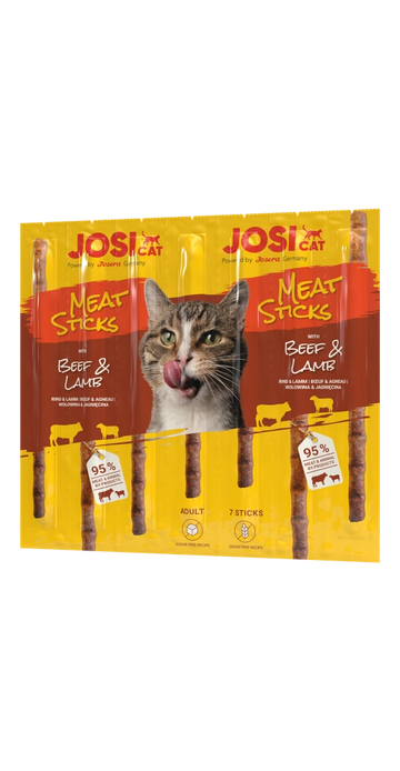 JOSERA JosiCat Köttpinnar Nötkött & Lamm 35g (7 st)
