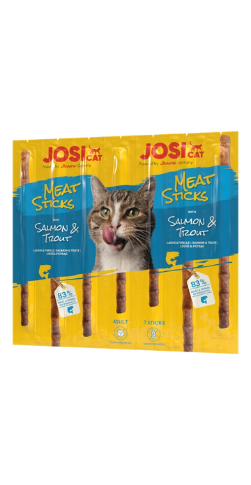 JOSERA JosiCat Köttpinnar med Lax & Öring 35g (7 st)