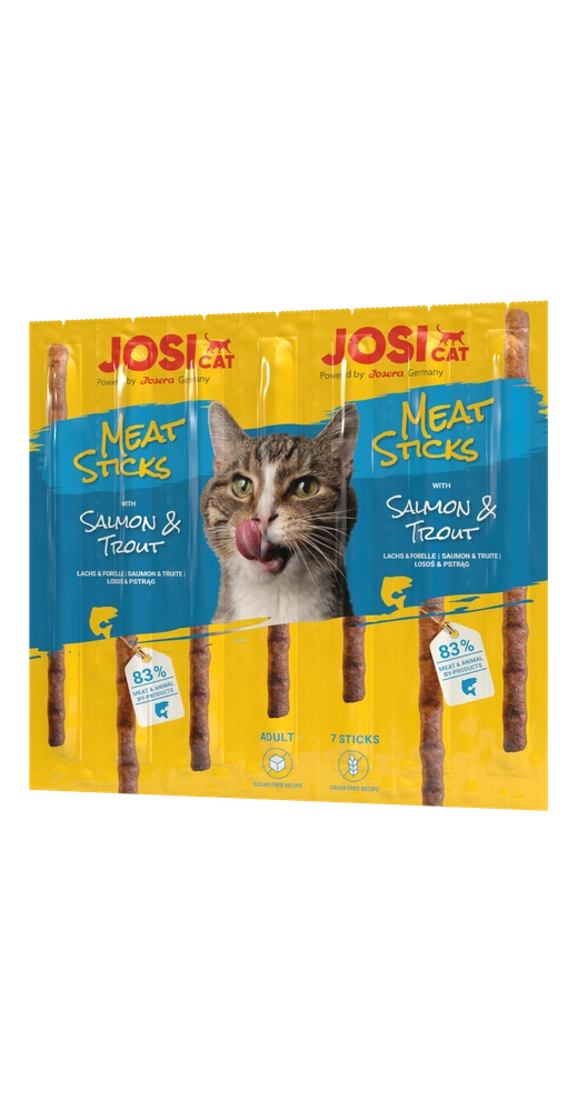 JOSERA JosiCat Köttpinnar med Lax & Öring 35g (7 st)