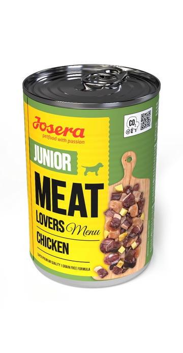 JOSERA Meat Lovers Junior Meny Kyckling 400g