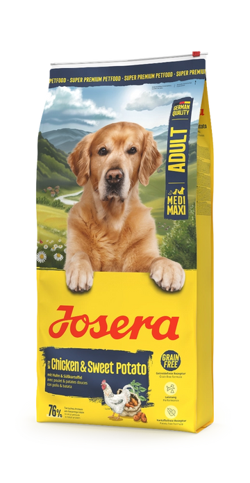 JOSERA Medi/Maxi Kyckling & Sötpotatis 12,5kg