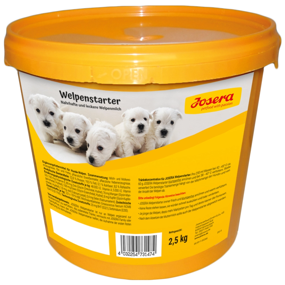 JOSERA Welpenstarter 2,5kg - hink