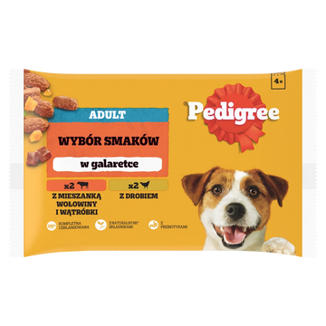 PEDIGREE DOGCARE hundfoder portionspåse chunks i sås vuxen 40 x 100 g
