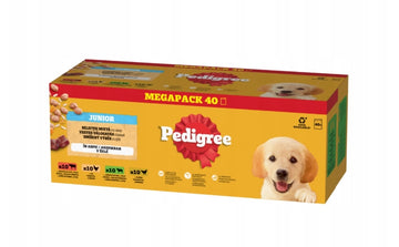 PEDIGREE Junior våtfoder för valpar i gelé 40x100g