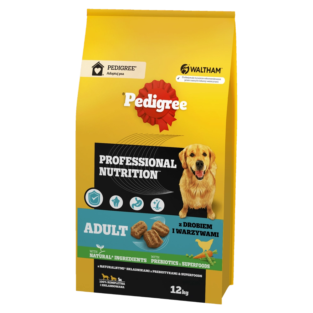 Pedigree Professional Nutrition Adult Poultry & Vegetables 12 kg