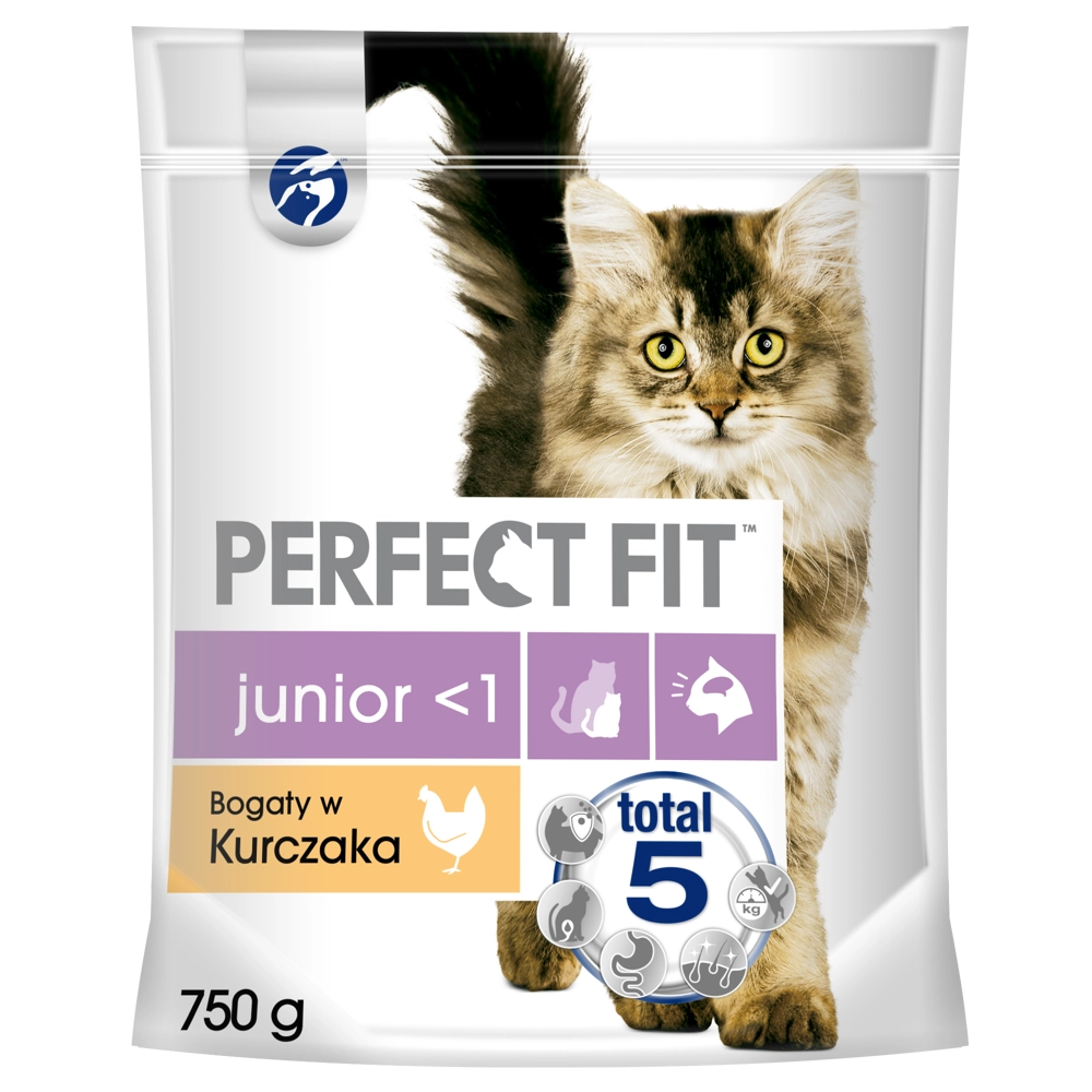 PERFECT FIT (Junior) 750g Rik på kyckling - torrfoder för katt