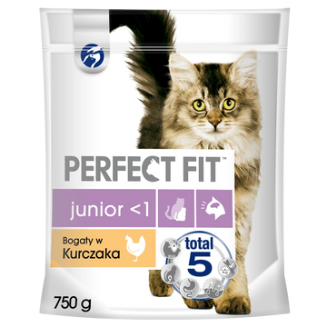 PERFECT FIT (Junior) 750g Rik på kyckling - torrfoder för katt