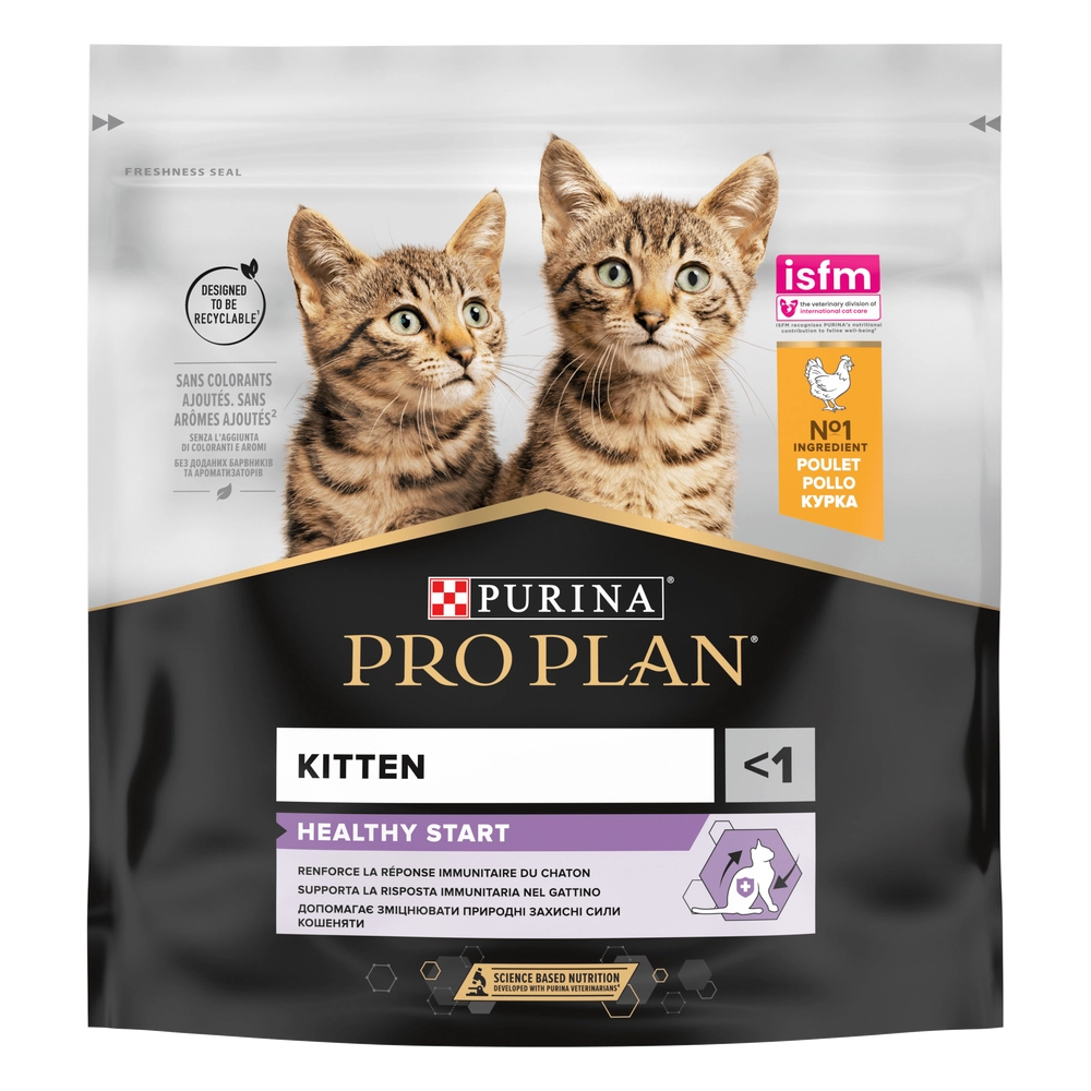 PRO PLAN Kitten Healthy Start Foder för kattungar rik på kyckling 400g