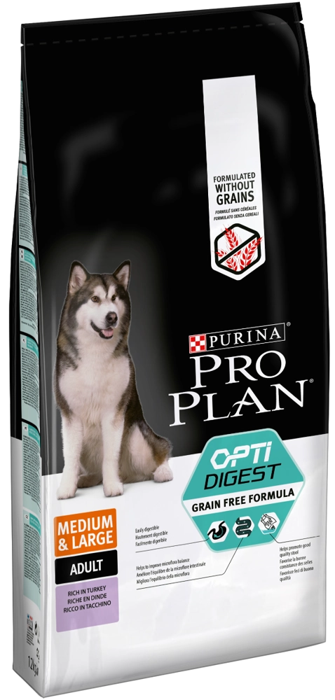 PRO PLAN Sensitive Digestion Adult Hundfoder rik på kalkon 12kg