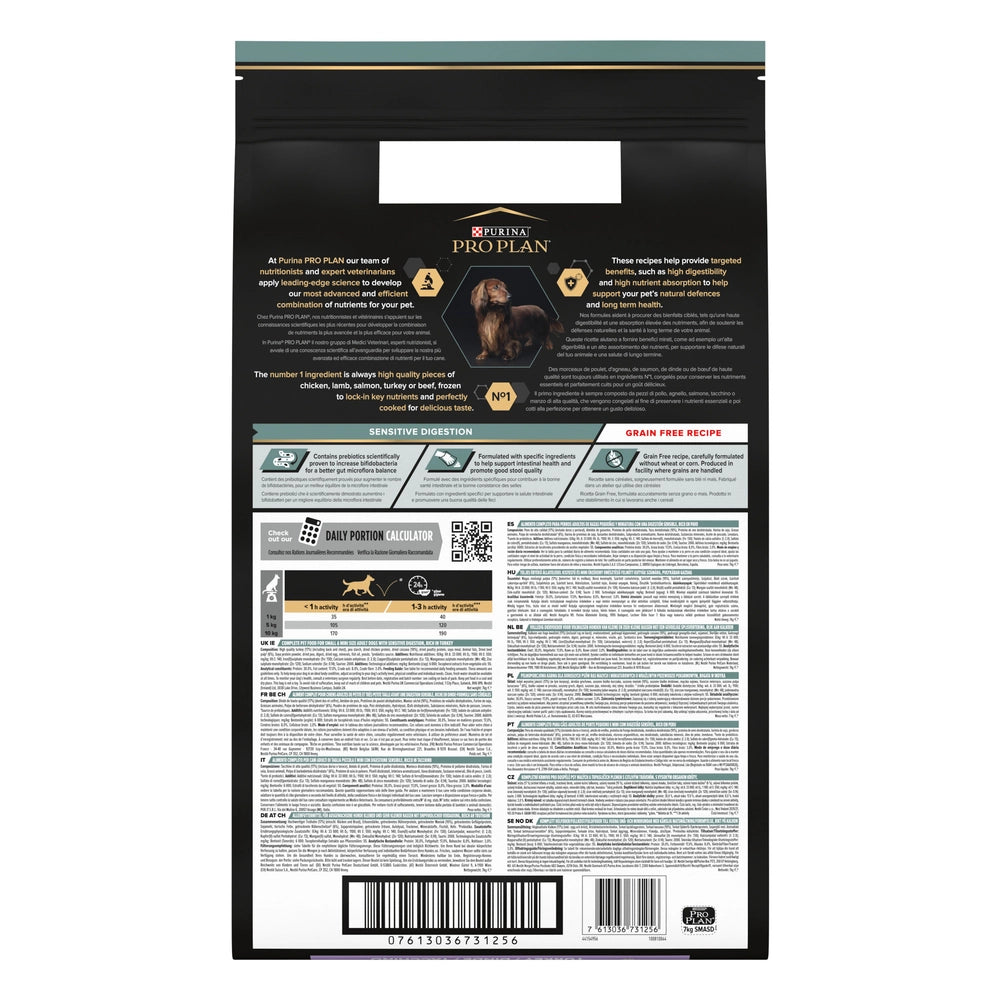 Purina Pro Plan Small & Mini Adult Sensitive Digestion med Lamm 7 kg