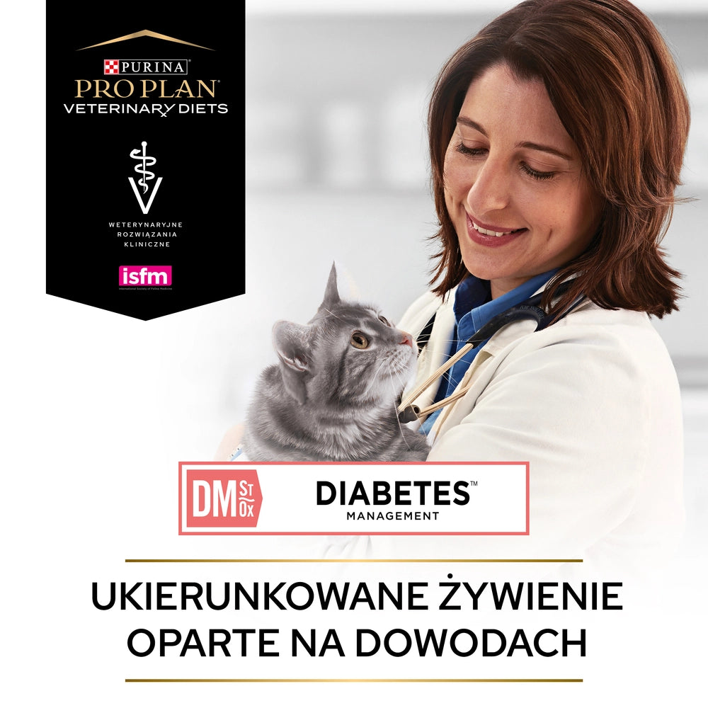PRO PLAN Veterinary Diets DM St/Ox Diabetes Management Torrfoder för katt 1,5kg