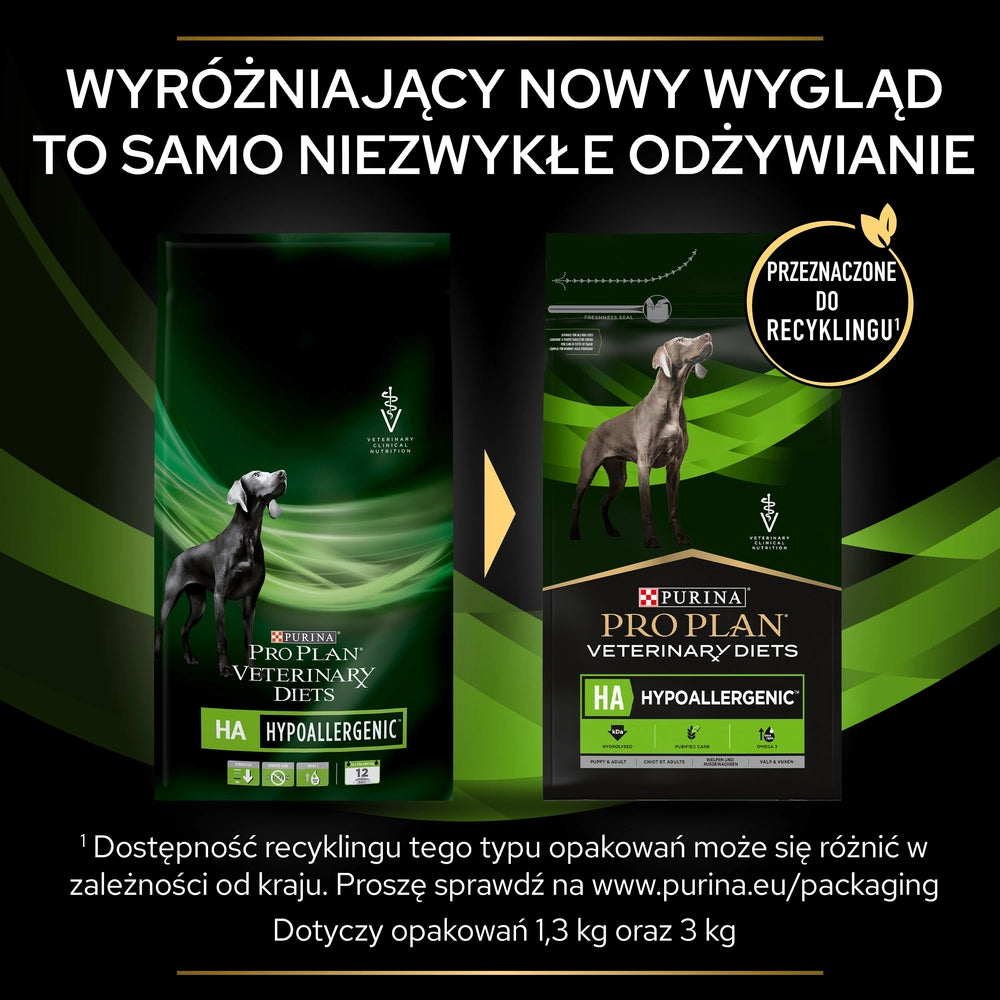 PRO PLAN Veterinary Diets HA Hypoallergenic Torrfoder för hund 1,3 kg