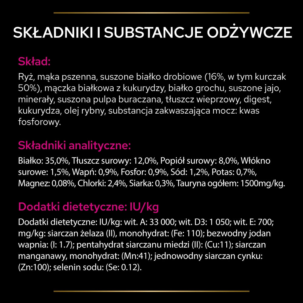 PURINA PRO PLAN Veterinary Diets Feline UR ST/OX Urinary Chicken 1,5kg