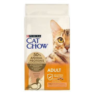 PURINA Cat Chow Adult Duck Torrfoder med anka 15kg