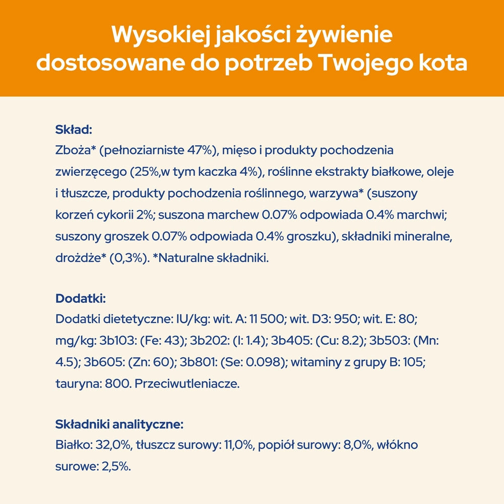 PURINA Cat Chow Adult Duck Torrfoder med anka 15kg