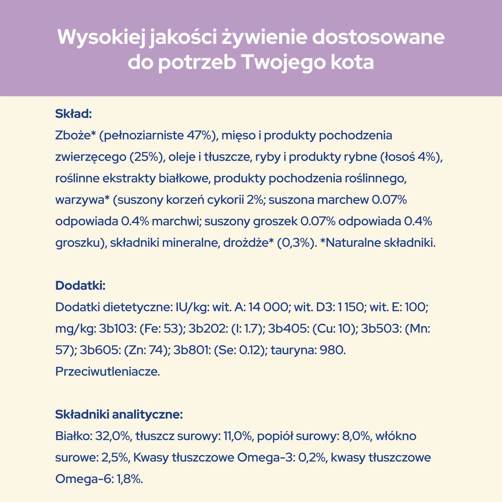 PURINA Cat Chow Adult Torrfoder för katter med lamm och gröna bönor i gelé 85g