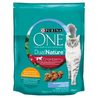 PURINA One Dual Nature Adult Kyckling & tranbär 750 g